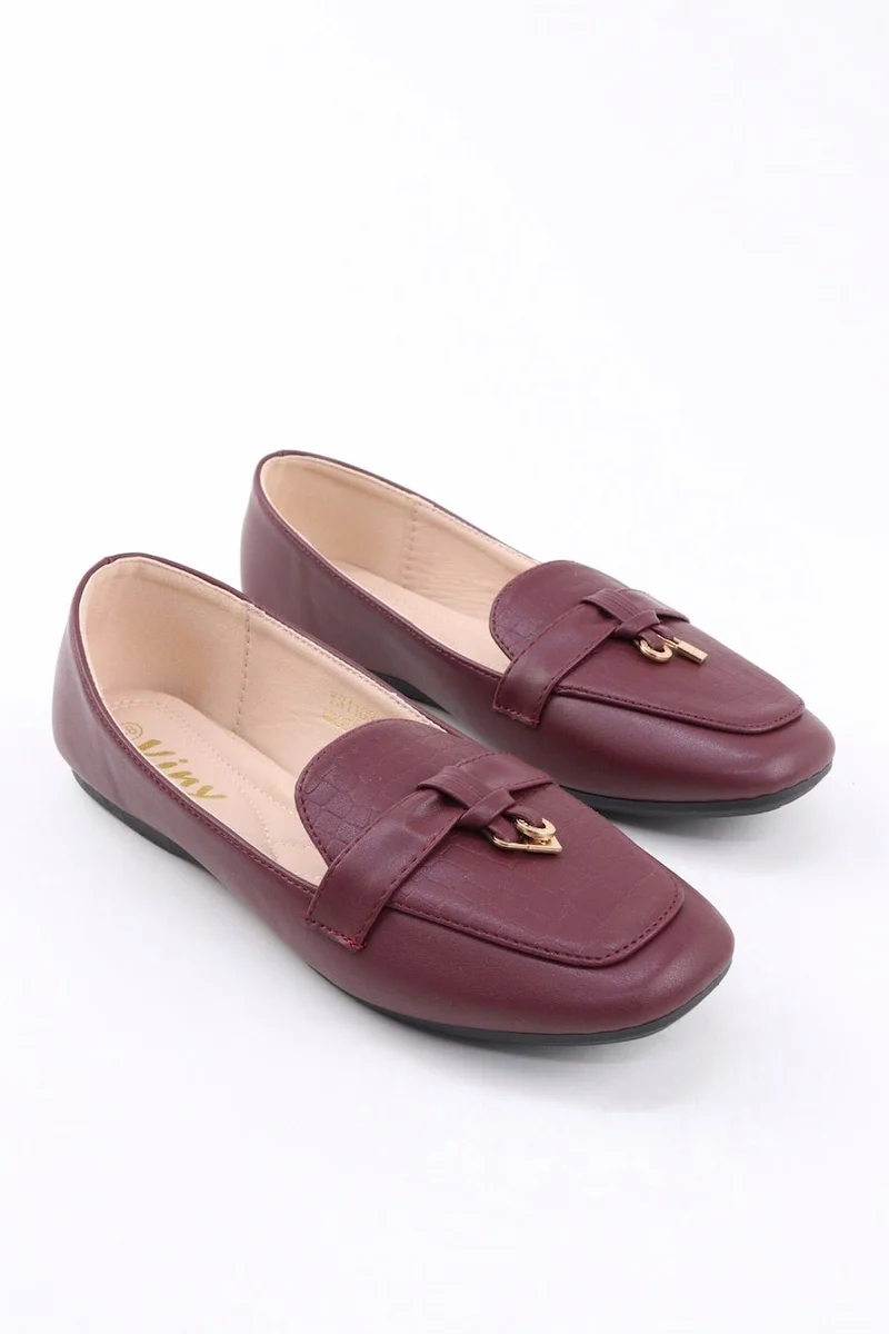 Viny VINY Women's Loafer Ballet Flats – Comfortable Slip-On Flat Shoes, Lightweight Casual Office & Everyday Walking Shoes