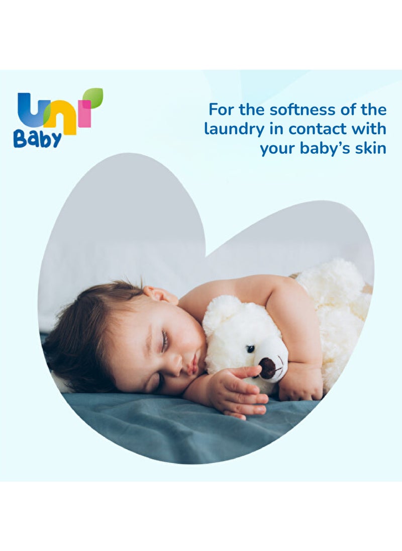 Uni baby Uni Baby Fabric Softener 1500ml - Dermatologically Tested for Sensitive Skin - Hypoallergenic Baby Fabric Softener  - Image 4