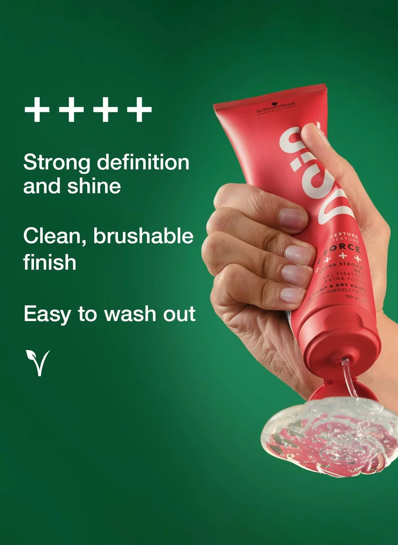 Schwarzkopf Professional  Osis G. Force Gel - Extra Strong Hold - 150ml  | Best Price UAE