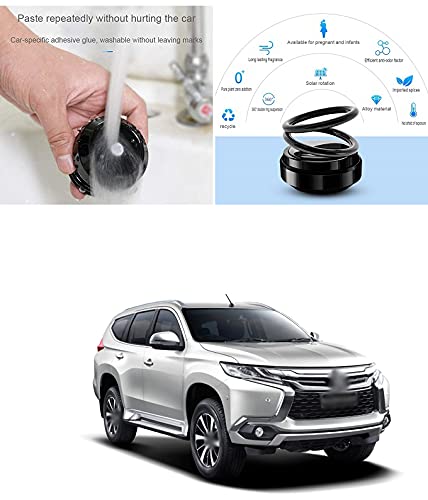 PRIKNIK Solar Energy Rotating Car Perfume with Long Lasting Organic Fragrance, Feel-Good Premium Car Air freshener Compatible with M-itsubishi P-ajero Sport - Image 2