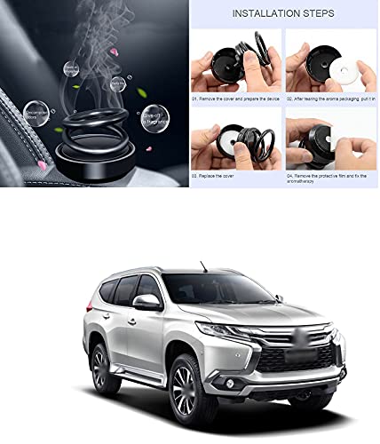 PRIKNIK Solar Energy Rotating Car Perfume with Long Lasting Organic Fragrance, Feel-Good Premium Car Air freshener Compatible with M-itsubishi P-ajero Sport - Image 4