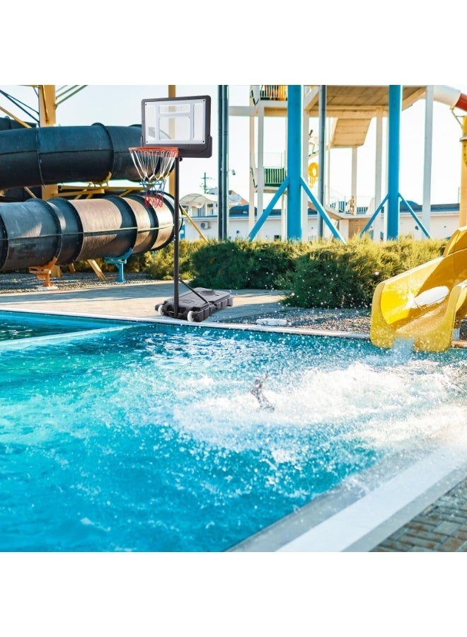 WALALLA Kids Adjustable Basketball Hoop Height 145-210 cm,Portable Basketball Goals for Kids Teenagers Youth and Adults with Stand and Backboard Wheels Fillable Base Great Indoor Outdoor Play - Image 4