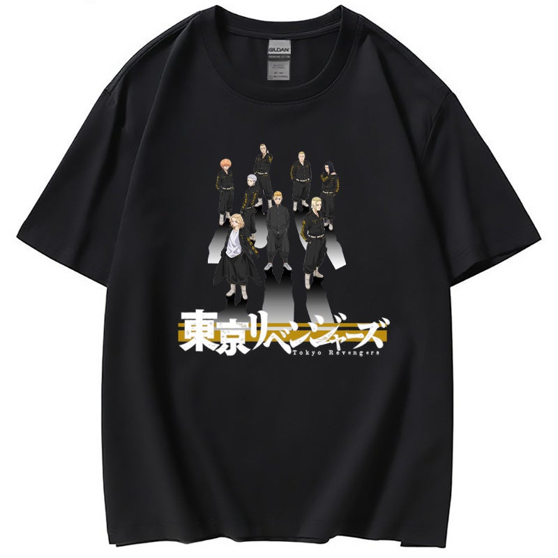 Tokyo Avengers Tokyo Revengers Cotton Short-Sleeved Men'S And Women'S Round Neck Short-Sleeved T-Shirt - Image 5