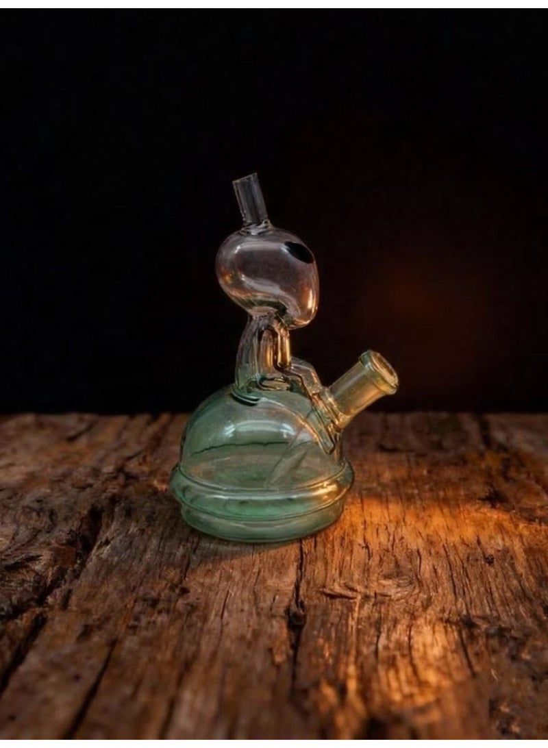 شيانغ مي مصباح زيت زجاجي ممتاز مقاوم للحرارة، زجاجة مزهرية زجاجية مصنوعة من مادة البورسليكات عالية الجودة للاستخدام طويل الأمد، مزهرية زجاجية شفافة (لون عشوائي) - Image 2