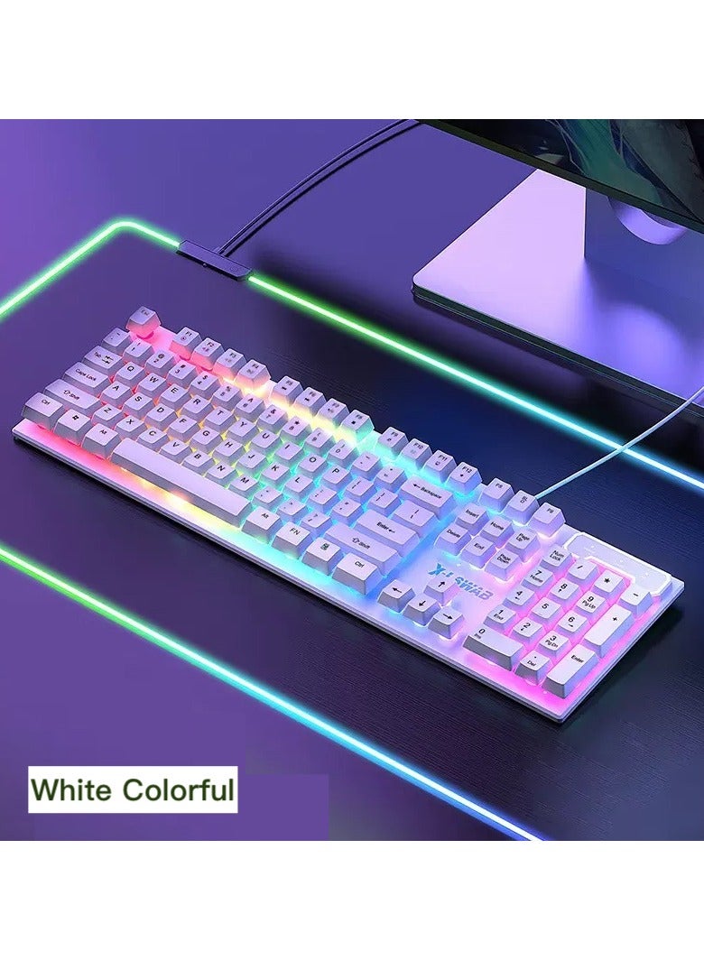 Led Gaming Keyboard  White  - Image 2