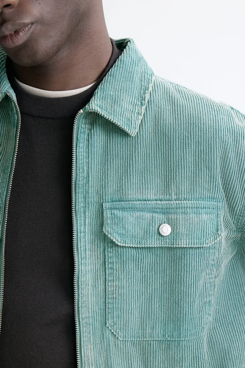 H&M  Corduroy Overshirt for Men | Best Price UAE