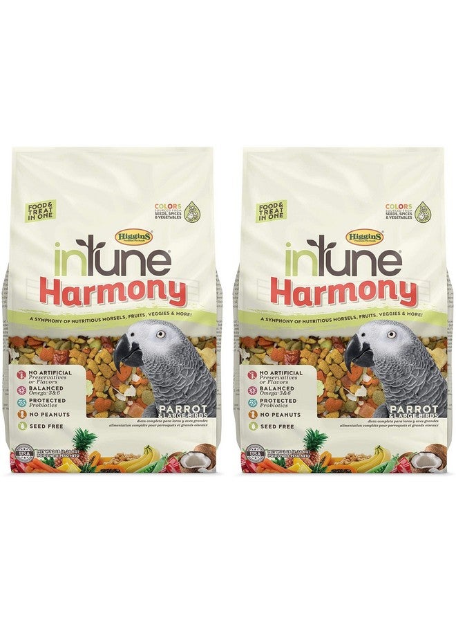 rusepin Higgins 2 Pack of Intune Harmony Food for Parrots and Large Birds, 3 Pounds Each - Image 1