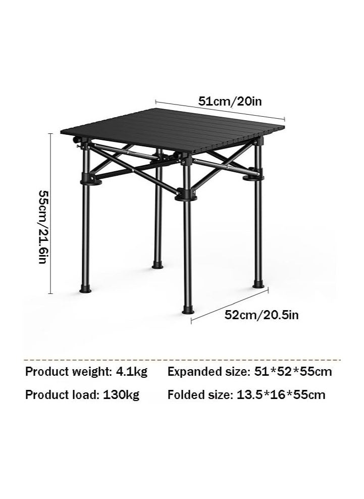 Lightweight folding table for camping (Color: Black) - pzsku/Z4B9D30C4118C0FA72F2DZ/45/_/1730985278/e298faf3-7587-4a51-bab8-fb252cc9f78d