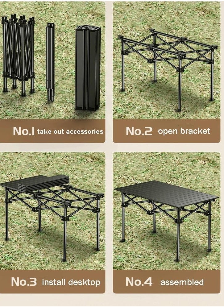 Lightweight folding table for camping (Color: Black) - pzsku/Z4B9D30C4118C0FA72F2DZ/45/_/1730985289/8cea7c61-ce61-4535-a378-a4fbc1452297