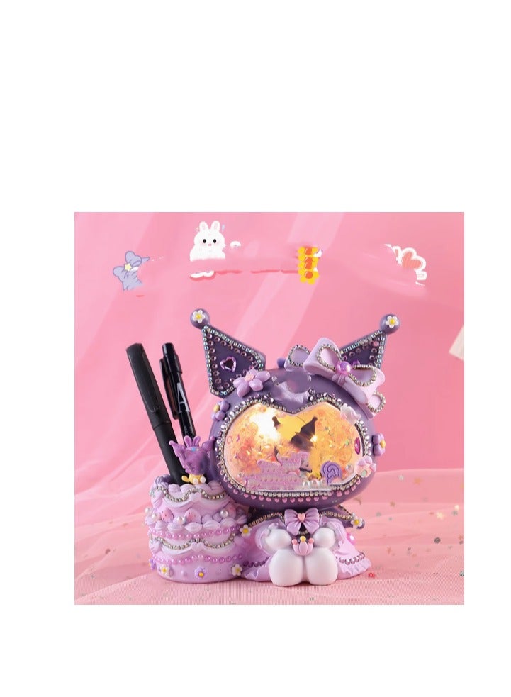 Children's DIY Star Lamp Pen Holder Material Pack Creative Handmade Cream Gel Nightlight Girl's Birthday Toy - Image 2