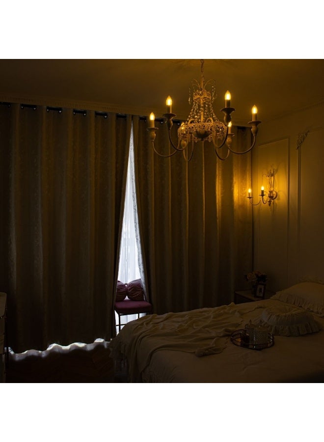 QBAID Curtains Blackout 2 panels for Bedroom - Image 3