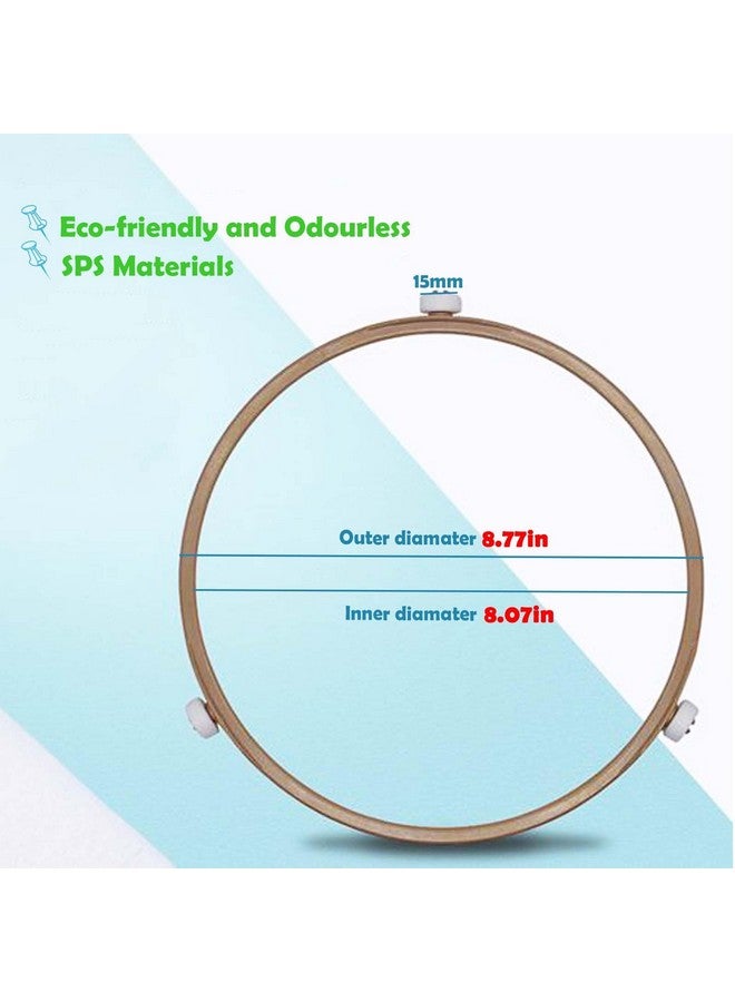 CaoXiong 8.7 Inch Microwave Turntable Ring,Rotating Ring Roller,Microwave Oven Tray Support,Middle Glass Plate Tray Support Holder,Replacement Inner Ring for Microwave Oven Glass Turntable Plate - Image 2