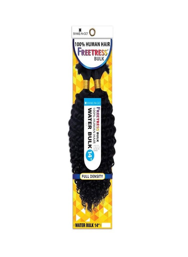 Shake-N-Go Freetress Human Hair Braids - Water Bulk 14 Inches (Color: Copper)