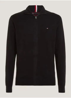 TOMMY HILFIGER Cotton Cashmere Zip-Thru Cardigan  - Image 4