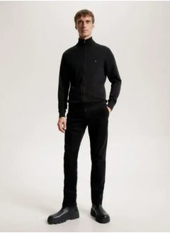 TOMMY HILFIGER Cotton Cashmere Zip-Thru Cardigan  - Image 1