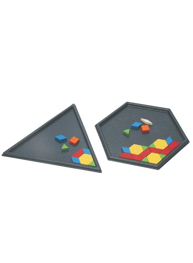 LEARNING ADVANTAGE - 102842 Learning Advantage Inc Pattern Block Trays - Set of 2, 9 x 12 Inches - Image 4