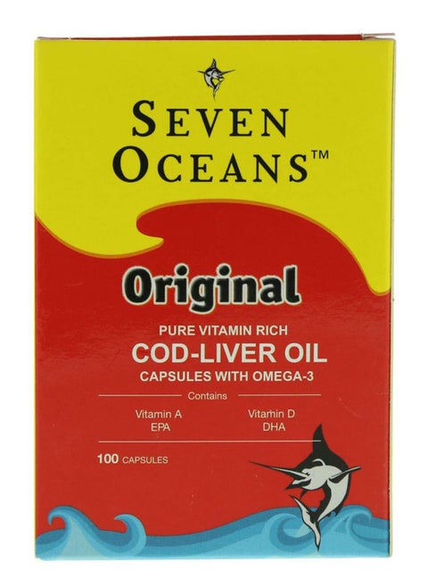 100-Piece Cod Liver Oil Capsule Set