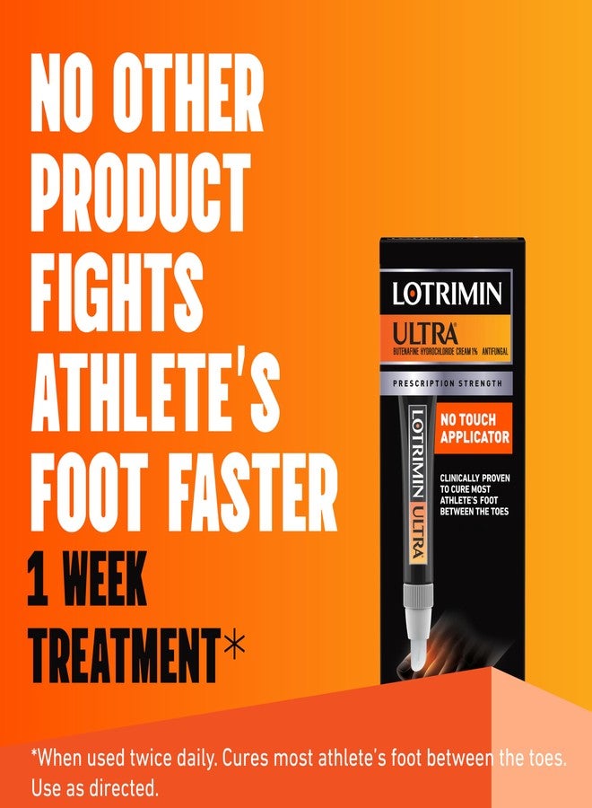 Lotrimin لوتريمين ألترا مع جهاز تطبيق بدون لمس، كريم علاج قدم الرياضي لمدة 1 أسبوع. قوة وصفة بيوتينافين هيدروكلوريد 1%، يعالج معظم قدم الرياضي بين الأصابع، مضاد للفطريات، 0.7 أونصة (20 جرام)  - Image 2