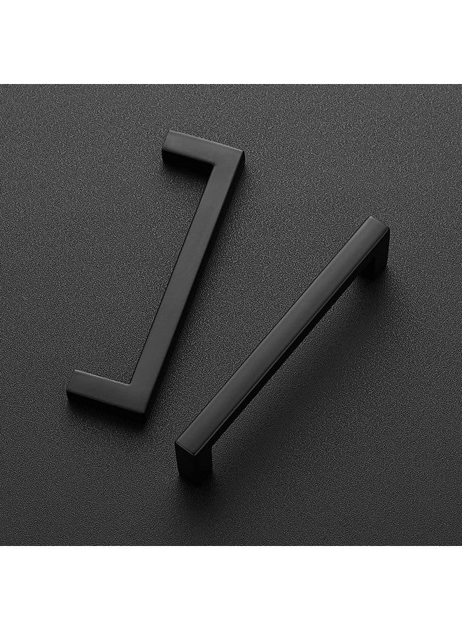 Ravinte 30 Pack Solid 3-3/4 Inch Center to Center Slim Square Bar Drawer Handles Kitchen Cabinet Handles Black Drawer Pulls Cabinet Hardware Handles Matte Black Cabinet Pulls - Image 2