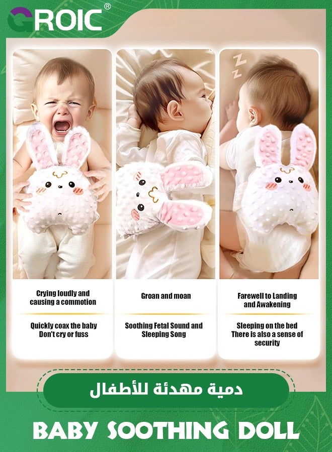 GROIC Electric Baby Soothing Plush Doll with Remote Control, 6 Lullabies, Simulated Fetal Sounds, 3 Modes, Baby Patting To Sleep Artifact, Baby Anti-Startle Pressure Stuffed, Baby Sleep Soothers - Image 2