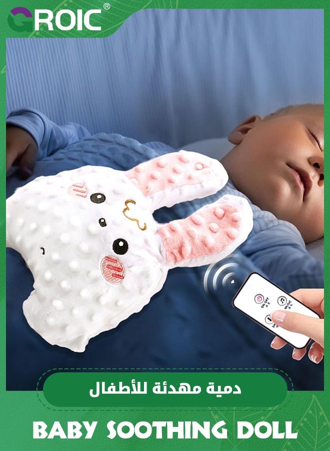 GROIC Electric Baby Soothing Plush Doll with Remote Control, 6 Lullabies, Simulated Fetal Sounds, 3 Modes, Baby Patting To Sleep Artifact, Baby Anti-Startle Pressure Stuffed, Baby Sleep Soothers - Image 5