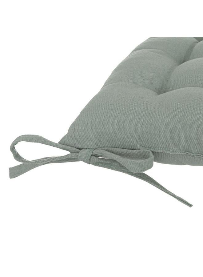 atmosphera Premium Quality Cotton Square Shaped Chair Pad Celadon Green 38 X 38Cm 103851F2 - Image 2