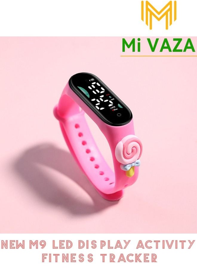 Mi VAZA M9 Cartoon Children's LED Electronic Waterproof Touch Watch - Pretty Cartoon Gifts for Children - Digital Sports Toddler Daily Waterproof LED Design 