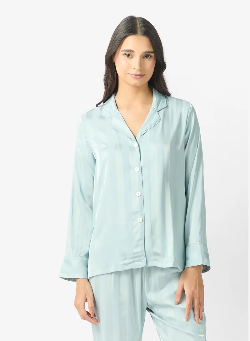 ايلا طقم بيجامة بلوزة وبنطلون