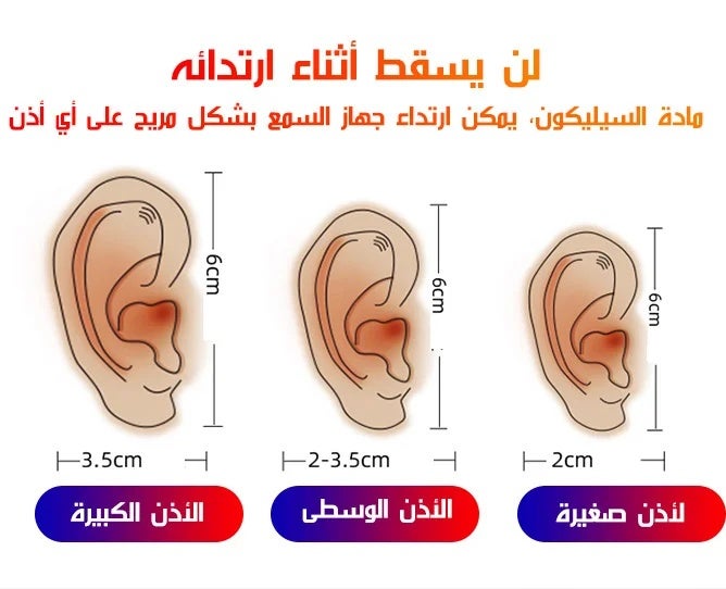 مكبر صوت لمساعدات السمع مع محسن الصوت للصحة واللياقة البدنية - Image 4