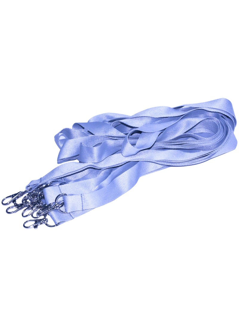 FIS حبل فلات رمادي 10 قطع مع خطاف معدني 2X90 سم - FSNA09-2CM/10 - Image 1