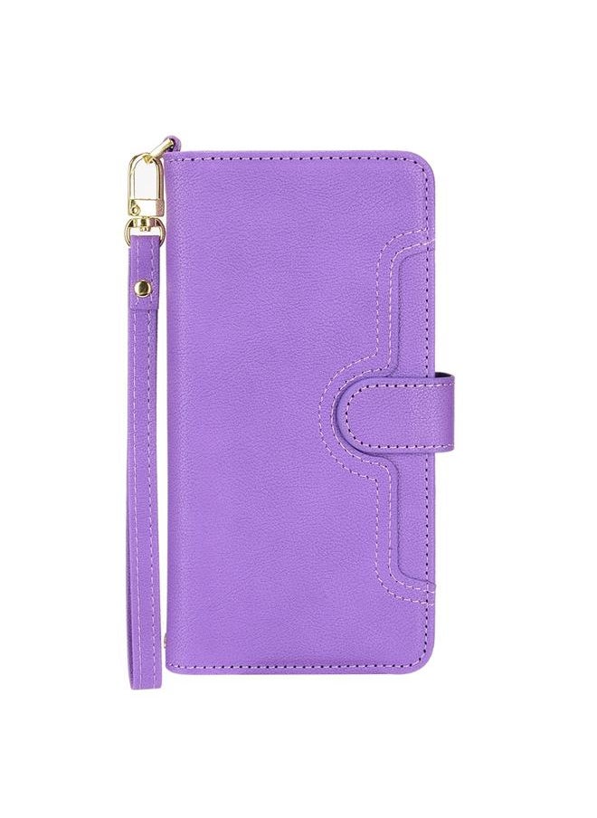 Zaboon Case For Doogee S88 Pro / S88 Plus Litchi Texture Zipper Leather Phone Case  - Image 2