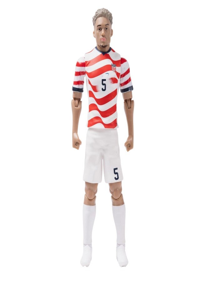 Sockers مجسم أنطوني روبنسون، لاعب كرة القدم الأمريكي، من إنتاج شركة بانبو تويز، إصدار عام 2026، بقميص المنتخب الأمريكي الأساسي، بطول 8 بوصات، وهو مجسم قابل للتجميع. - Image 1