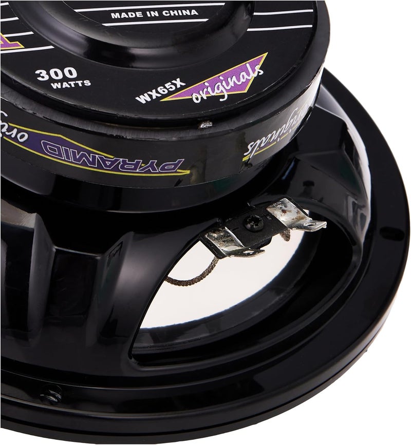 Pyramid Pyramid 65 Inch Car Woofer Speaker  300 Watt High Powered White Injected Polypropylene Cone Car Audio Sound Component Speaker System w HighTemperature Kapton Voice Coil 4 Ohm 40oz Magnet  WX65X  - Image 4