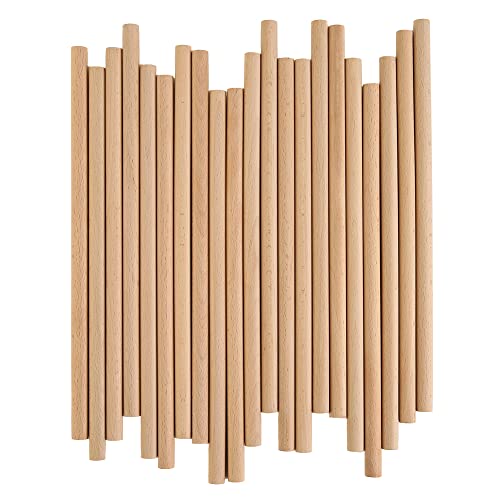 TDOCK 60 Pcs Rhythm Sticks for Kids Bulk Wood Music Lummi Sticks - Image 1