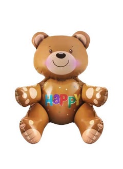 Zeemey 1 Year Cute Bear Party Balloon Garland Set with Happy Birthday Banner,Perfect for Graduation Baby Shower Birthday Bachelorette Party Backdrop Decoration,Suitable for Indoor and Outdoor  - Image 3