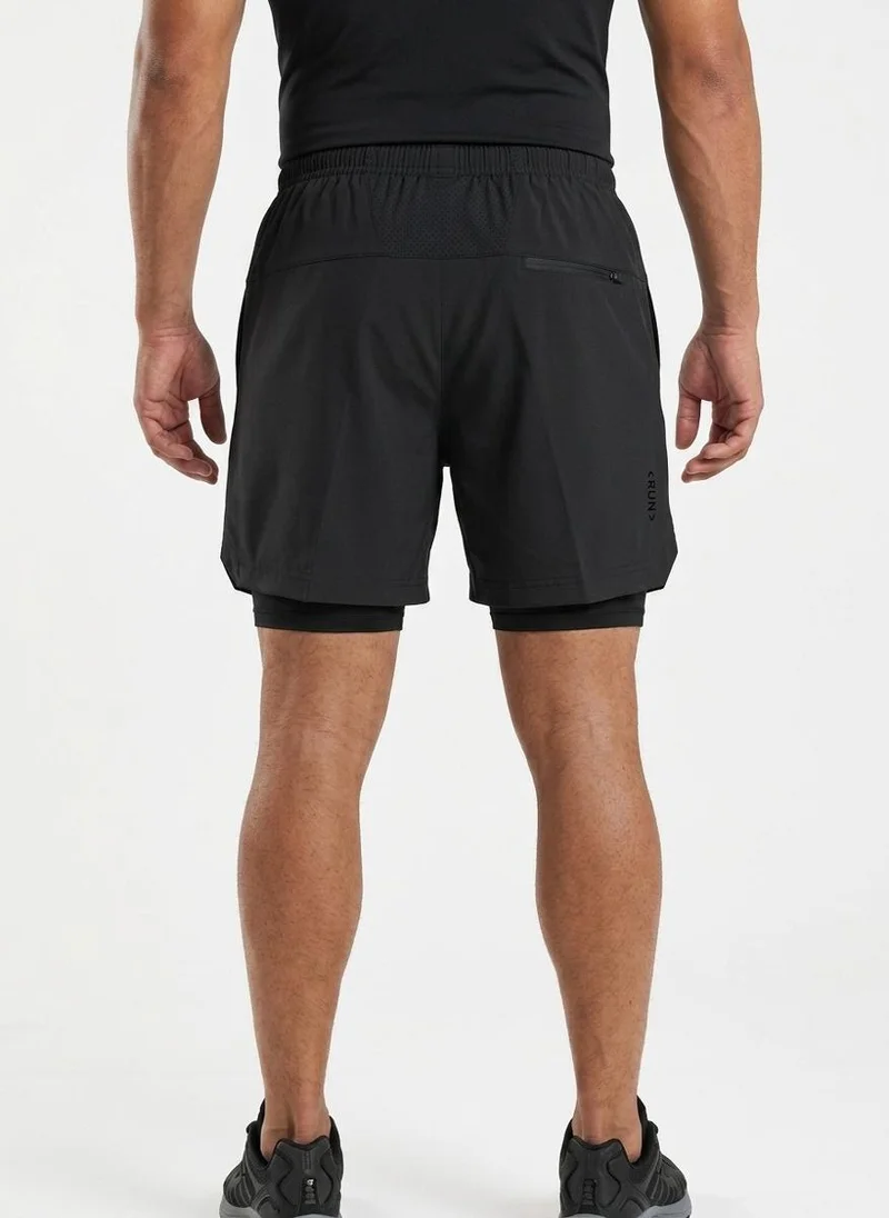 Moveletix Black Men's Training Shorts Black for Men | Best Price UAE