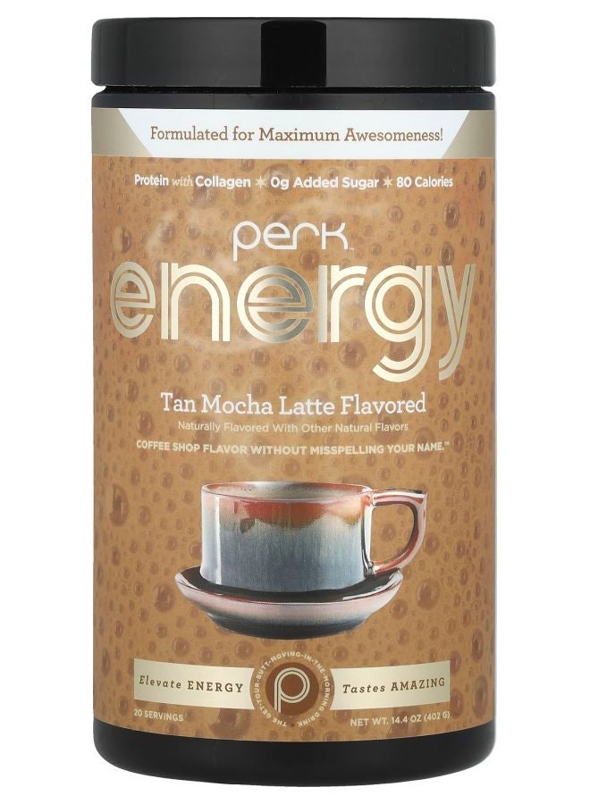 Perk Energy لاتيه موكا تان 14.4 أونصة (402 جرام) - Image 1