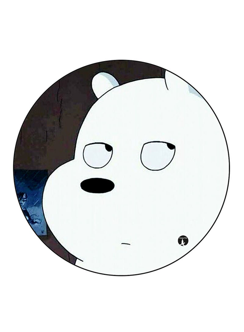 RKN We Bare Bears Printed Mouse Pad  Round  Multicolour