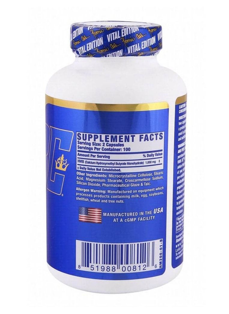RONNIE COLEMAN RC HMB XS 200 Capsules  - Image 2
