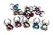 Funiverse 100 Bulk Halloween Spider Rings With Gems Assortment Black Rings with Assorted Gems for Creepy Crawly Party Favors Treats and Cupcake Toppers - Image 3