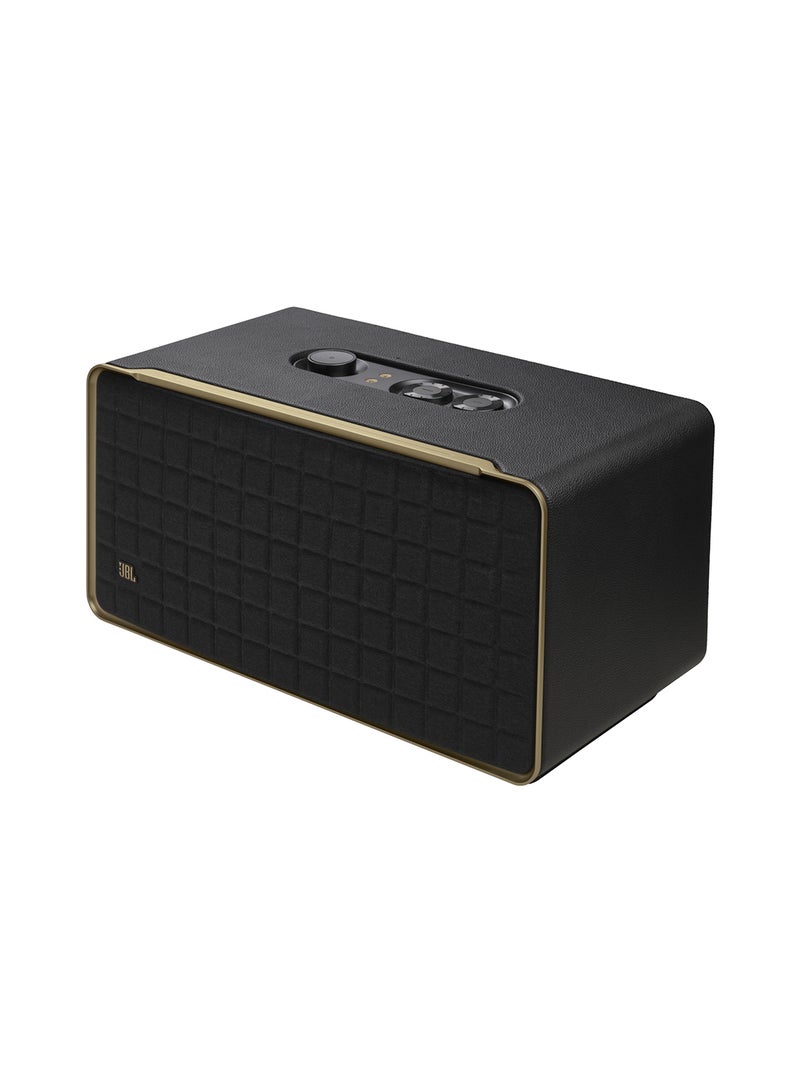 JBL Authentics 500 Hi-fidelity Smart Home Speaker With Wi-Fi, Bluetooth, Voice Assistants And Retro Design Black - Image 3