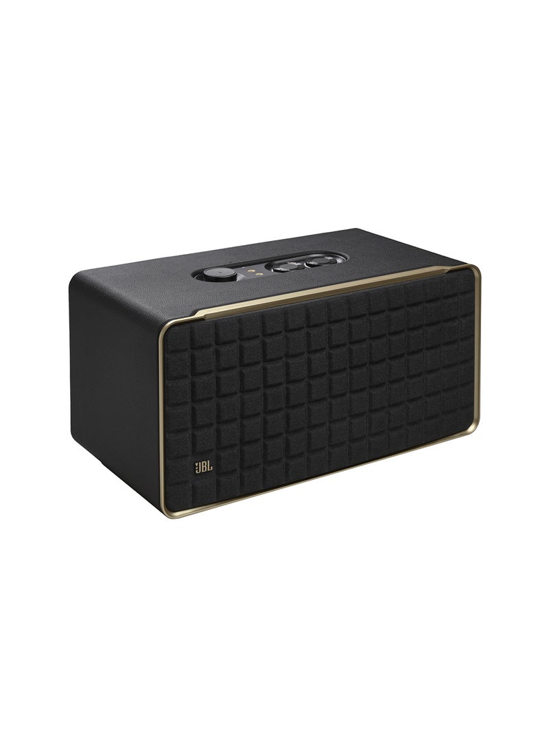 JBL Authentics 500 Hi-fidelity Smart Home Speaker With Wi-Fi, Bluetooth, Voice Assistants And Retro Design Black - Image 2