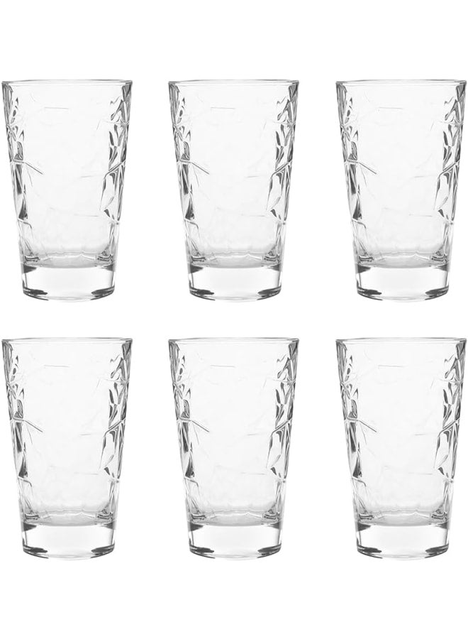 Vidivi Dolomiti Glass Tumbler Set Of 6 Pieces 420 Ml - Transparent - Image 1