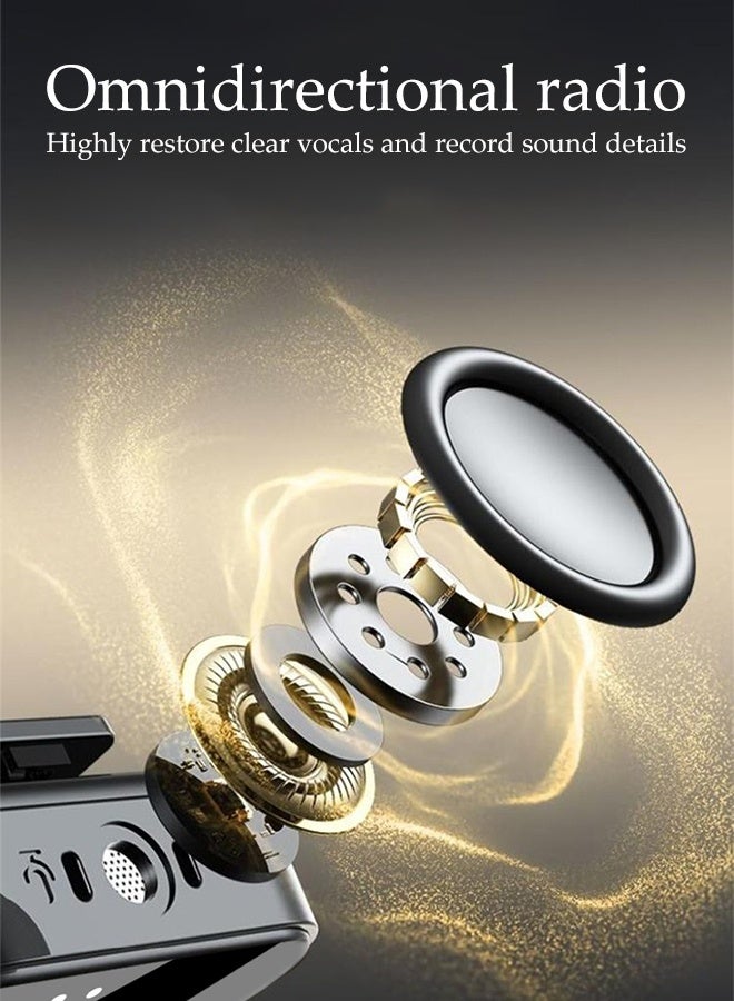 DUNISO 3 in 1 Port Wireless Lavalier Microphone Intelligent Noise-cancelling Mini Lavalier Microphone 360 Degree Omnidirectional Reception Clip-on Microphone for Video Recording TikTok YouTube Content Creators - Image 4