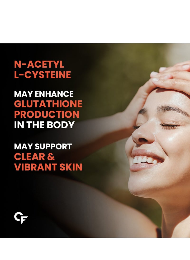 CARBAMIDE FORTE - N-Acetyl, L-Cysteine 600Mg (Nac) 60 Veg Tablets - Image 1