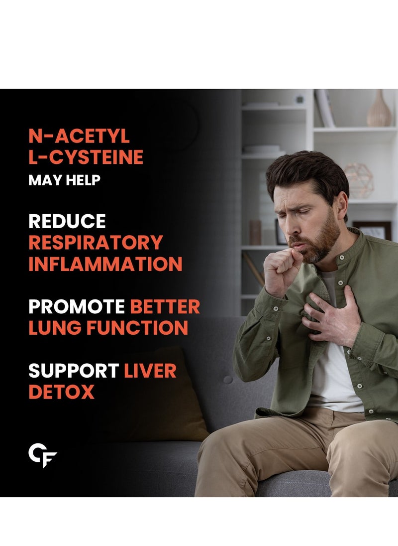 CARBAMIDE FORTE - N-Acetyl, L-Cysteine 600Mg (Nac) 60 Veg Tablets - Image 1