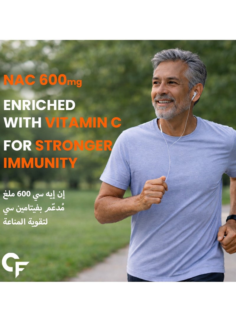 CARBAMIDE FORTE N-Acetyl, L-Cysteine 600Mg (Nac) 60 Veg Tablets - Image 3
