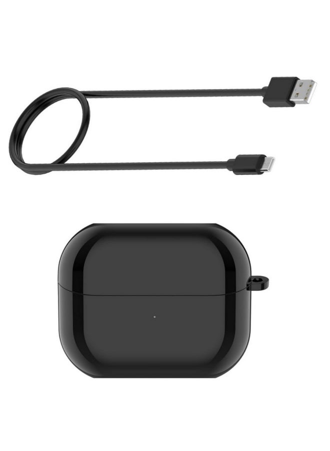 1pcs Replacement Charging Case for Samsung Galaxy Buds3 Pro SM-R630 High-Speed Charging Hub with LED Indicator Compatible with Galaxy Buds3 Pro R630 Bluetooth Headset black - Image 2