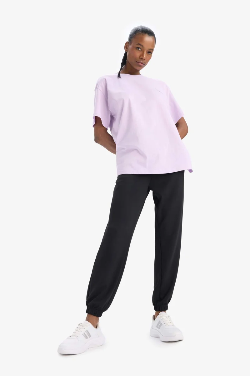 ديفاكتو DeFactoFit Oversize Fit Crew Neck Short Sleeve T-Shirt