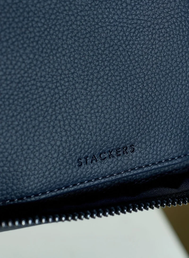 Stackers Navy Blue Pebble Tech Cable Tidy